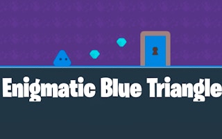 Enigmatic Blue Triangle: Puzzle Adventure