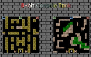 8-bit Console Tank Battle Game