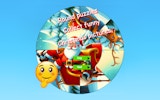 Round Jigsaw Puzzle: Funny Christmas Pictures