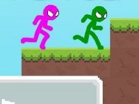 Stickman Parkour Co-op Adventure