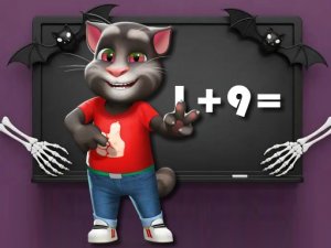Halloween Tom Math Challenge Online Math Puzzle Game
