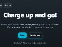Physics Magnetism Quiz Game