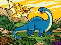 Prehistoric Memory Match Puzzle