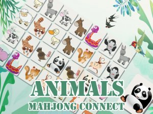 Animals Mahjong Connects Online Puzzle Game