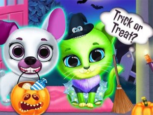 Scary Makeover Halloween Pet Salon Online Game - Kids Dress Up Game