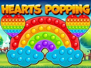 Hearts Popping Puzzle Game