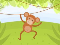 Monkey Coloring Puzzle