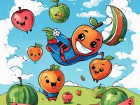 Fruit Merge Puzzle