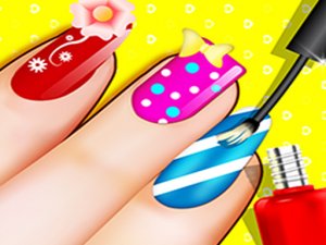 Halloween Nails Saloon Color Online Game - Nail Art Game