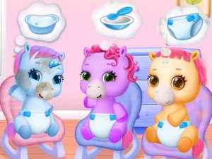 Baby Pony Sisters Care Online Game Kids Care Game