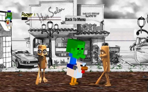 Chicken Jockey: Tung Tung Sahur Fight - Family-Friendly Arcade Brawler