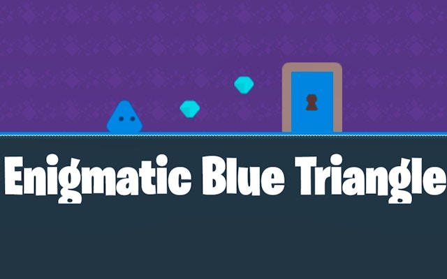 Enigmatic Blue Triangle: Puzzle Adventure