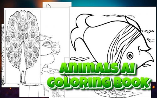 Animals AI Coloring Book - Free Online Coloring Game