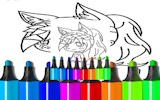 Wolf Girl Coloring Art Game