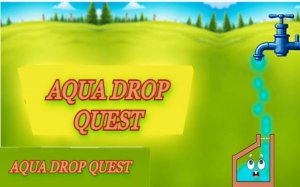 Aqua Drop Quest - Water Puzzle Challenge Online Puzzle Game