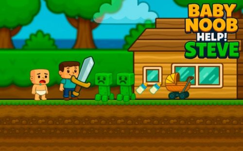 Baby Noob Help! Steve - Adventure Rescue Game