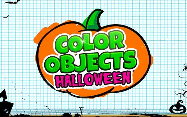 Color Objects Halloween: Kids Painting Game