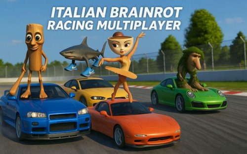 Italian Brainrot Racing Multiplayer Game