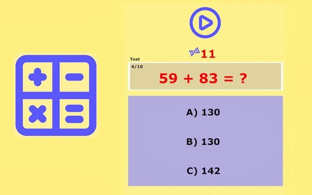 MathTest21 - Brain Training & Math Quiz Game