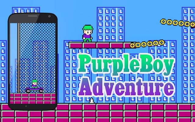 Purple Boy Adventure: Platformer Game