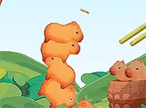 Capybara Tower Builder