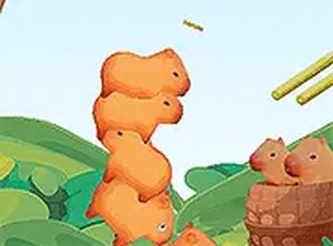 Capybara Tower Builder